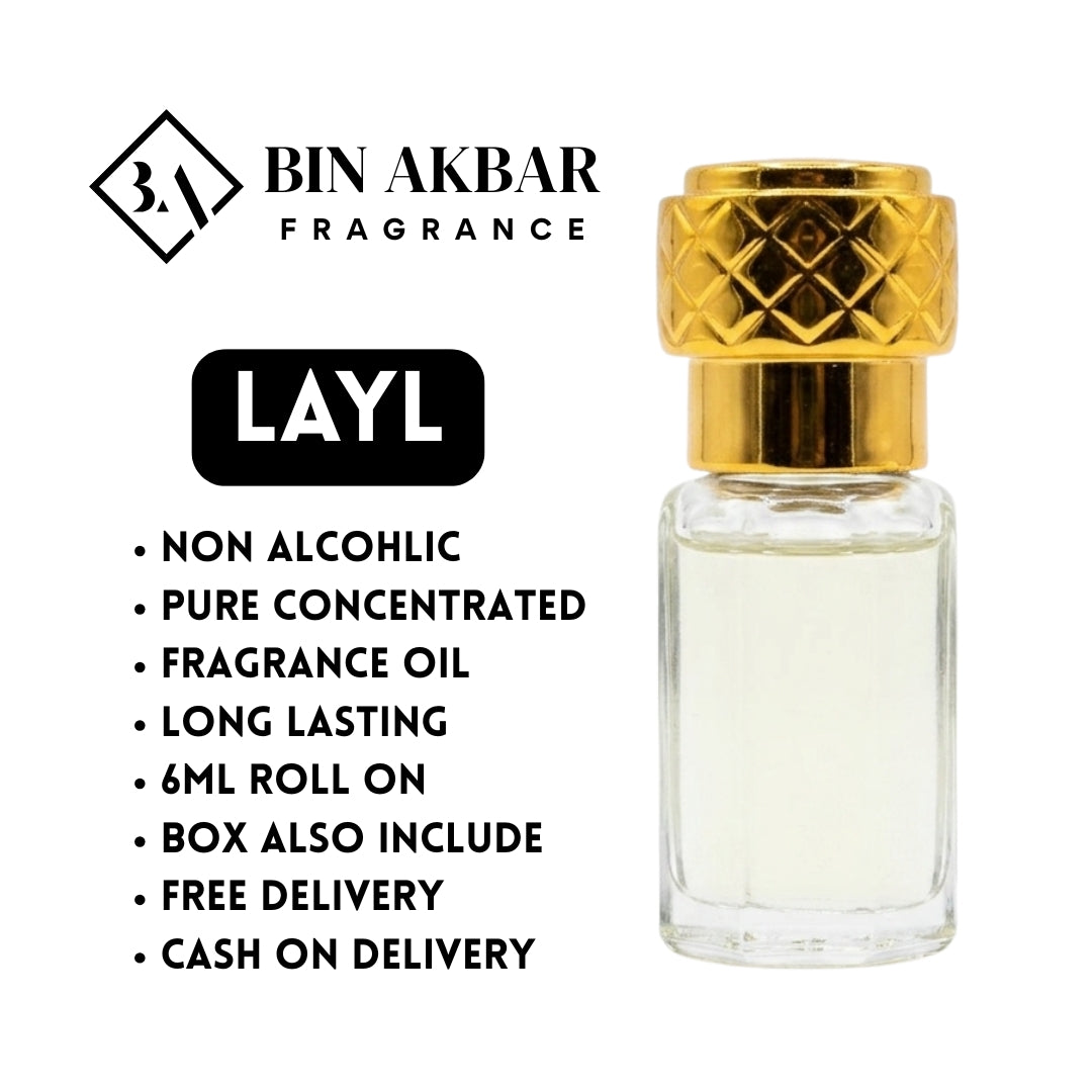 Layl Pure Concentrated Fragrance Oil (6ML Roll On)
