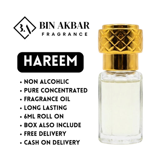 Hareem Pure Concentrated Fragrance Oil (6ML Roll On)